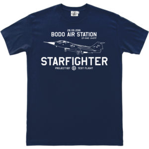 starfighter 637 mørk blå t-shirt