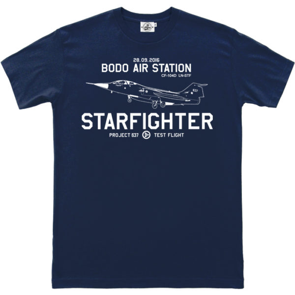 starfighter 637 mørk blå t-shirt