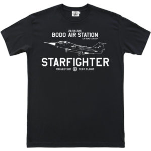 starfighter 637 sort t-shirt