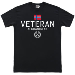 veteran afganistan black tee