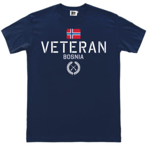 veteran bosnia navy blue tee