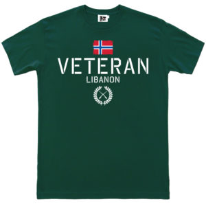 veteran libanon army green tee